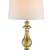 Regency Hill Traditional Style Table Lamp 26" High Antique Brass Gold 1 thumbnail