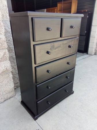 Black Duplex Bedroom Dresser 1