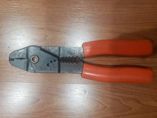 Electrician 8" wire stripper crimper USA 1