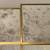 Nesting Table Set, Artisan Gold Metal Frame, Antique Mirror Top, Stack 6 thumbnail