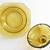 Genuine Art Deco Hostess SET Gold Glass Serving Bowls | $140 Value 9 thumbnail