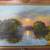 RUSSIAN LANDSCAPE OIL PAINTING SUNSET SIGNED FRAMED 2 thumbnail