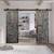 barndoors, rustic carved wood and antique doors 14 thumbnail
