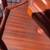 Vintage antique solid mahogany 2 tiered pedestal end table 4 thumbnail
