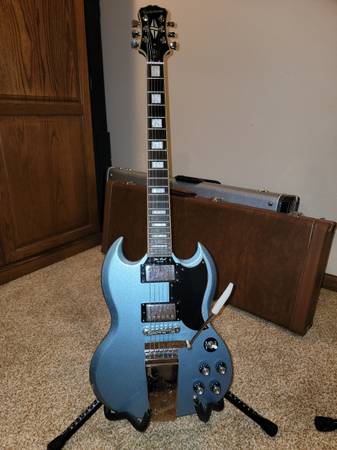 Epiphone SG Custom Limited Edition Pelham Blue - musical