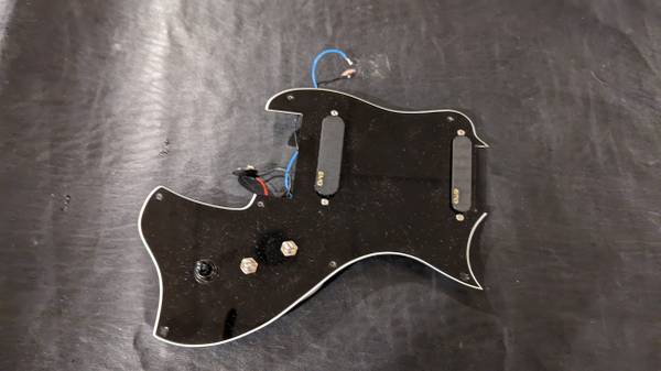 Custom Pickguard with Telecaster EMG Pickups 1