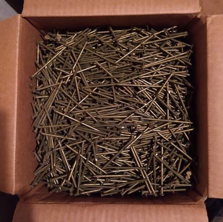 12d 10d & 8d - 3" COATED SINKER NAILS - 30lb or 50 lb.BOX - READ 1