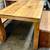 wood table and bench set 2 thumbnail