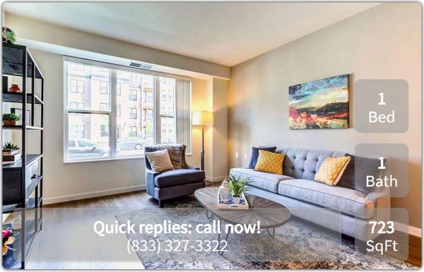 $1,416 / 1br - 723ft2 - Claim your spot! 1 Bed / 1 Bath available! (Saint Paul)63868816459649121