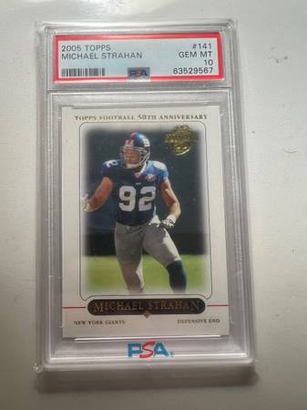 2005 Topps Michael Strahan #141 1
