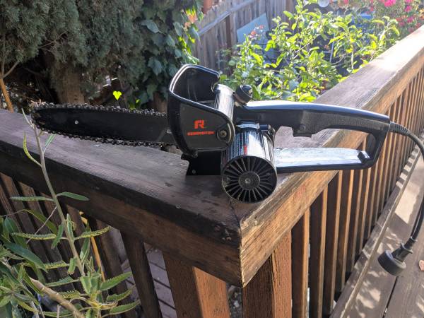 Remington electric corded chainsaw 1