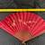 Hand Fan Antique Vintage Asian Large Silk Butterfly Flower Leaf Rare🪭 8 thumbnail
