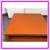 Custom Design Orange Leatherette Coffee Table 2 thumbnail