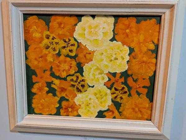 Marigolds on a table 1