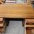 Solid oak executive  desk. 3 thumbnail