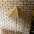 EXPENSIVE ASIAN STYLE LAMP: WICKER : DIMMER : BRASS ACCENTS: COST $180 8 thumbnail