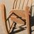 Antique solid wood child rocking chair - unstained 8 thumbnail