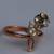 RING Platinum Rose Gold diamond 583 14K ussr soviet Flowers vintage 20 thumbnail