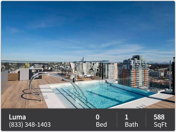 $2,947 / 588ft2 - ¡Se aceptan mascotas! Estudio. ¡Llama para una visita! (San Diego - Little Italy)63866050288001121
