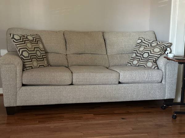 Calvin Almond Beige Sofa 1