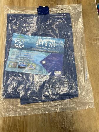 New 5' x 7' All Purpose Poly Tarp 1