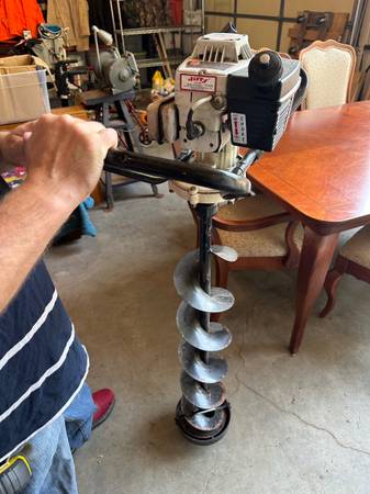 Jiffy Ice Drill Auger Model 76 1