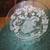 Beautiful Christmas Santa 15" Crystal Cake Plate 3 thumbnail