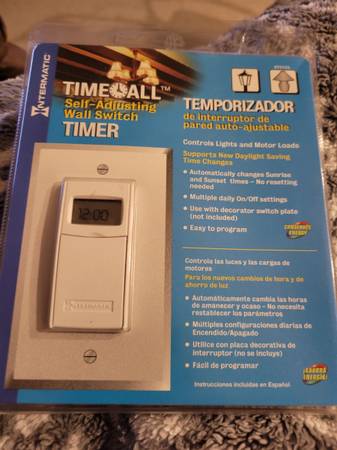 Intermatic Time All Self-Adjusting Wall Switch Timer  ST01CL 1