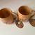 TWO (2) BRAND NEW NORWEGIAN WOODEN COFFEE MUGS TEA CUPS BEER MUGS 2 thumbnail