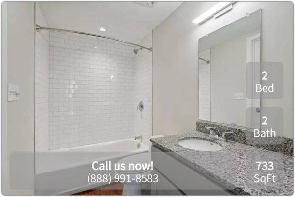 $1,458 / 2br - 733ft2 - A deal this good doesn't come around every day. 2 Bed, 2 Bath! (Washington - Situated in the heart of Navy Yard)64040028213378121