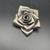 Silvery metal ring Rose floral shaped never used 3 thumbnail
