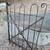Antique Wrought Iron Cemetery Gate W/ Medallion Louisiana 2 thumbnail