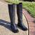 Michael Kors Black Leather Boots Women’s Size 9 2 thumbnail