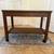 Vintage Solid Rustic Oak Two-Tier Rolling Utility Table 💥Side Table / TV Stan 3 thumbnail
