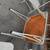 Mid Century Modern 4 folding Chairs w/ card table by Airlite Aluminum 8 thumbnail