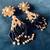Vintage Seed Bead & Pearl Tassel Necklace Dangle Earrings Set 13 thumbnail
