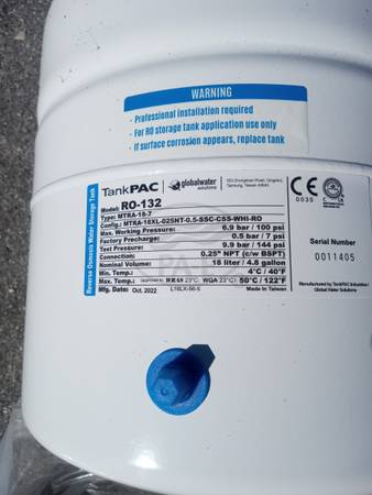 TankPAC RO-132 (NEW) $25 1