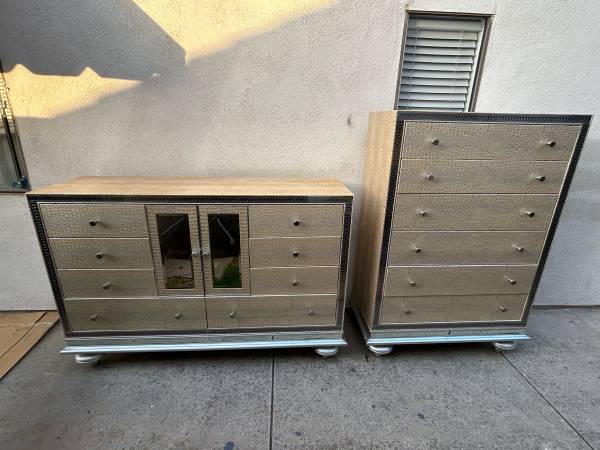VERY HIGH END LIKE NEW MICHEAL AMINI AICO DRESSERS CAN DELIVER LOCAL IF NEEDED 1