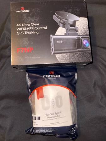 UNOPENED REDTIGER FRONT & REAR DASH CAM 1