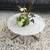 GENUINE WHITE CARRERA MARBLE ROUND COFFEE TABLE 1 thumbnail