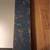 Pretty blue w/bronze painted mirror w/top molding 5 thumbnail