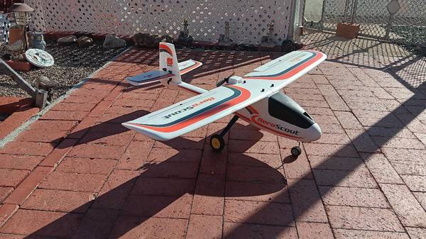 RC PLANE BIND and FLY.  Aero Scout nice condition 1