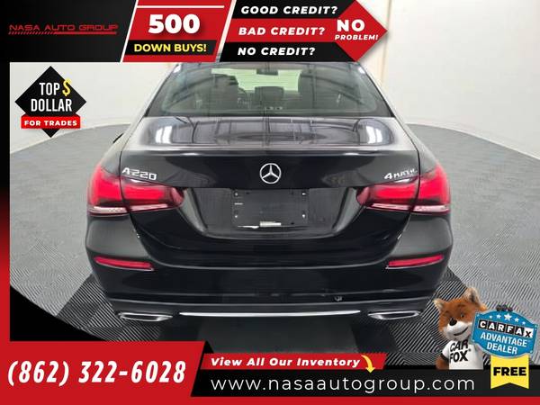 2019 Mercedes-Benz AClass A Class A-Class A 220 4MATIC 4 MATIC 4-MATIC - $12,995 (The price in this ad is the downpayment)63441345031553124