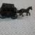 Vintage Metal Coach With Horse Pencil Sharpener Figurine (Collectible) 2 thumbnail