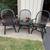 Refinished Attractive Dining Room Table w 2 Chairs 7 thumbnail