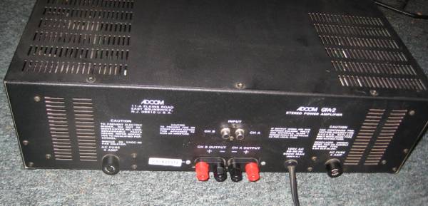 Adcom GFA-2 power amplifier - 100 watts/channel - $150 (Mont Vernon)63470911929603122