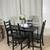 Black Compact Dining Table & 4 Chairs  PERFECT FOR APARTMENT 6 thumbnail