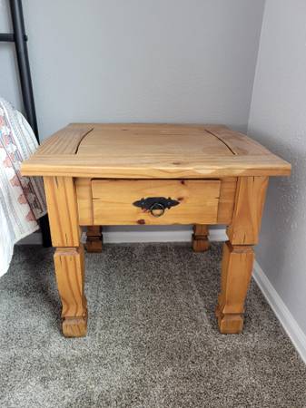 Pier 1 Solid Wood Table 1