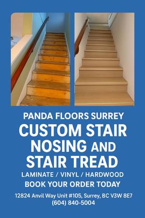 Custom stair nosing 1