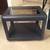 Black End table with beveled glass top 24 thumbnail